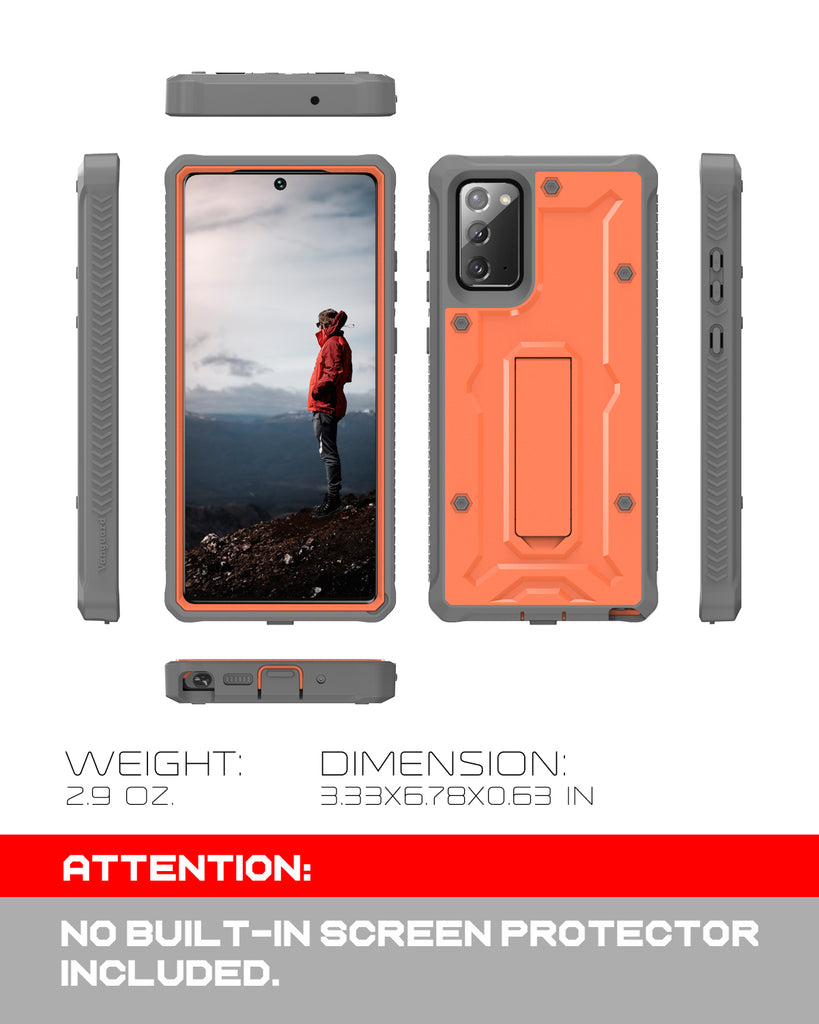 Galaxy Note 20 5G Case - Military Grade - ArmadilloTek Series - caseborne
