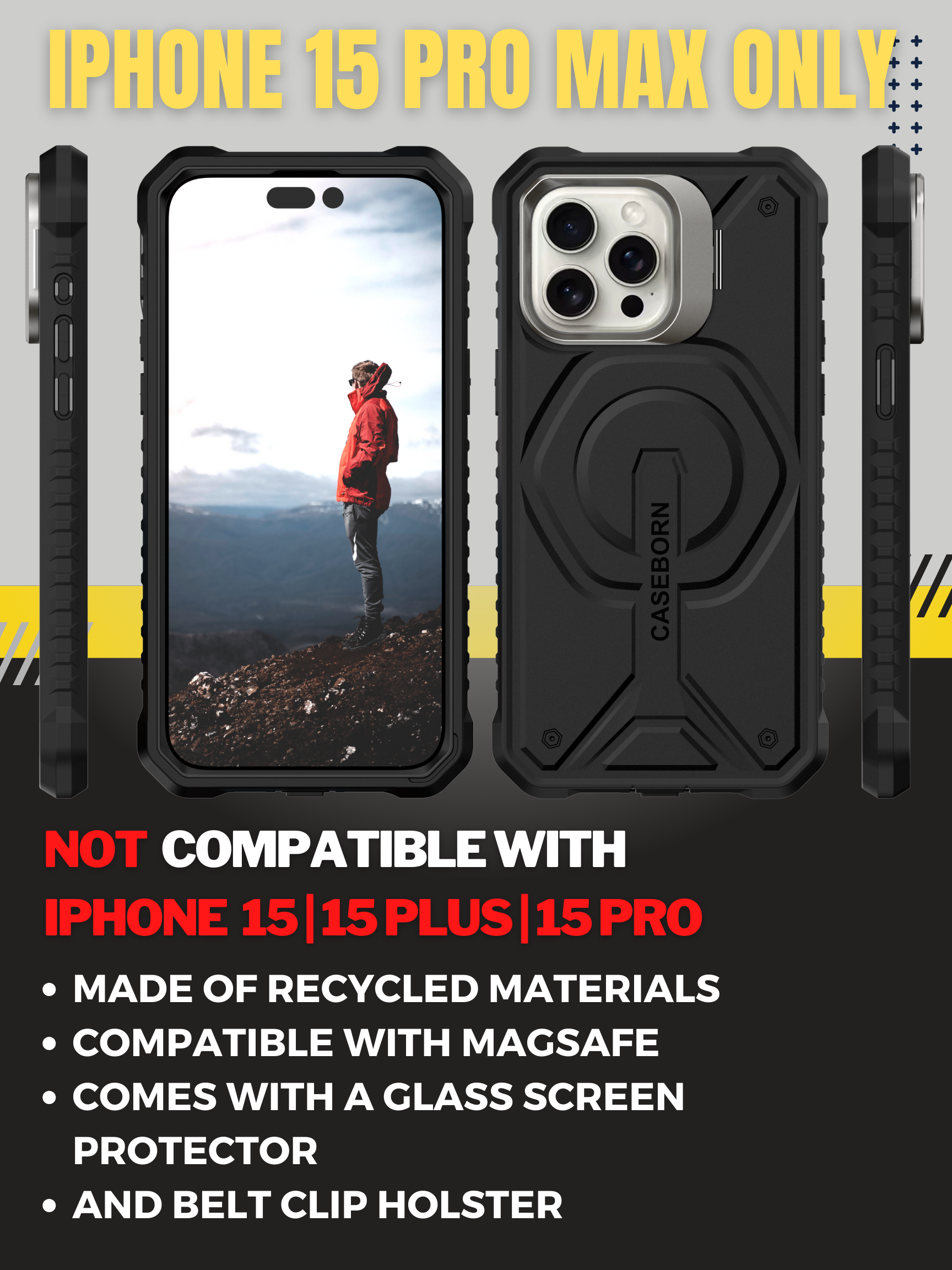 Pro Case - iPhone 15 Pro Max (MagSafe Compatible)