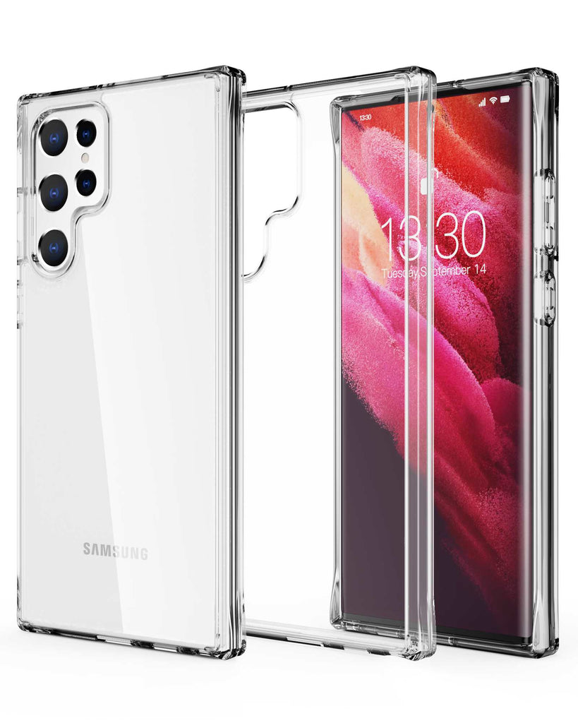 Galaxy S22 Ultra Case - S Series - Hybrid Clear - caseborne