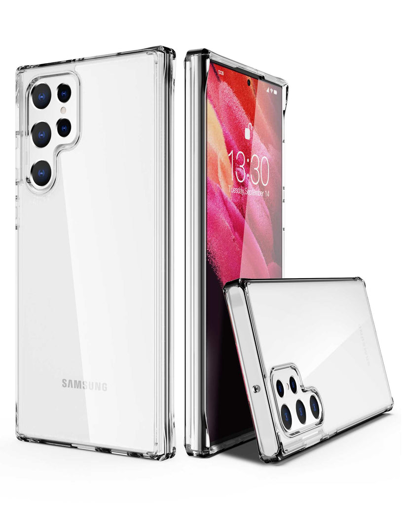 Galaxy S22 Ultra Case - S Series - Hybrid Clear - caseborne