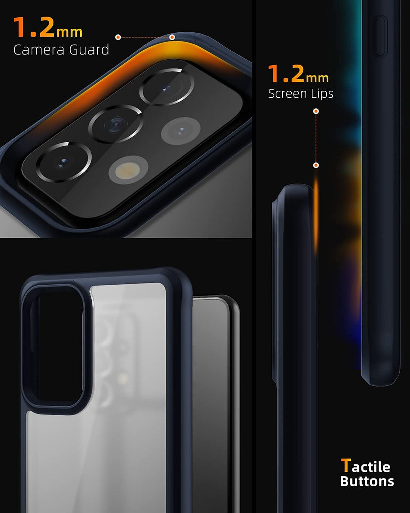 Galaxy A72 Case - S Series - Hybrid Clear - caseborne
