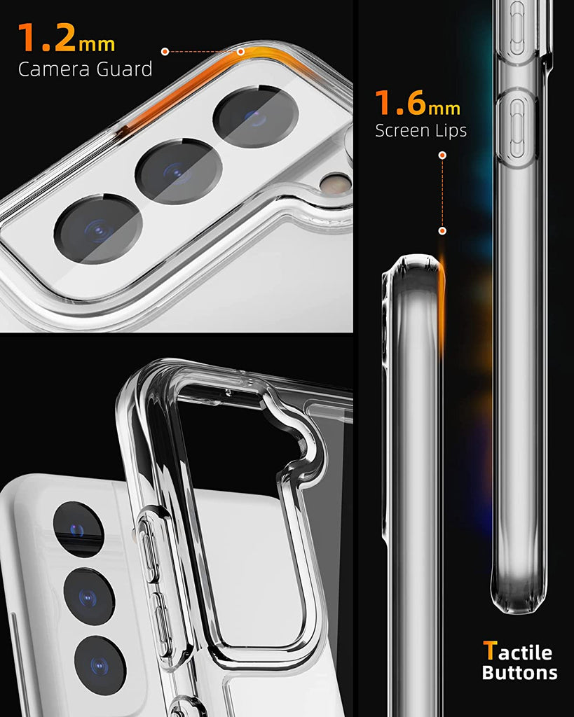 Galaxy S21 FE Case - S Series - Hybrid Clear - caseborne