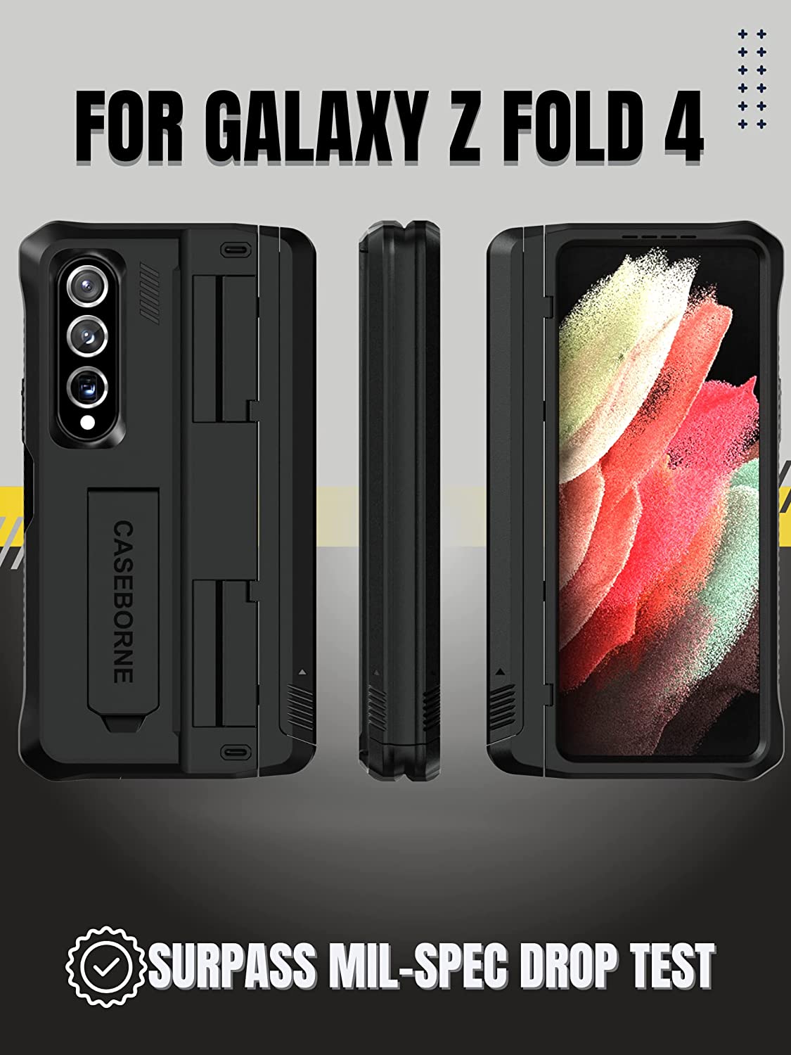 Caseborne Samsung Galaxy Z Fold 4 Case - 21 Feet Drop Proof