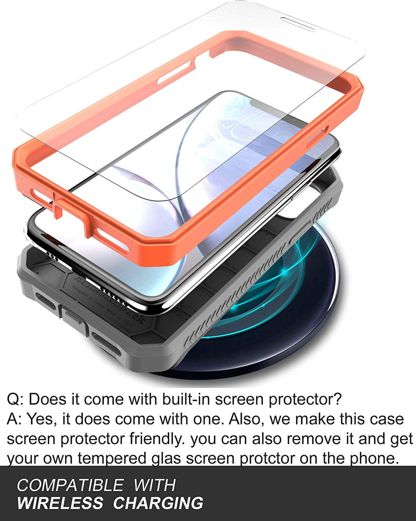 iPhone 11 (6.1 inches) Case, Vanguard Series - Orange - caseborne