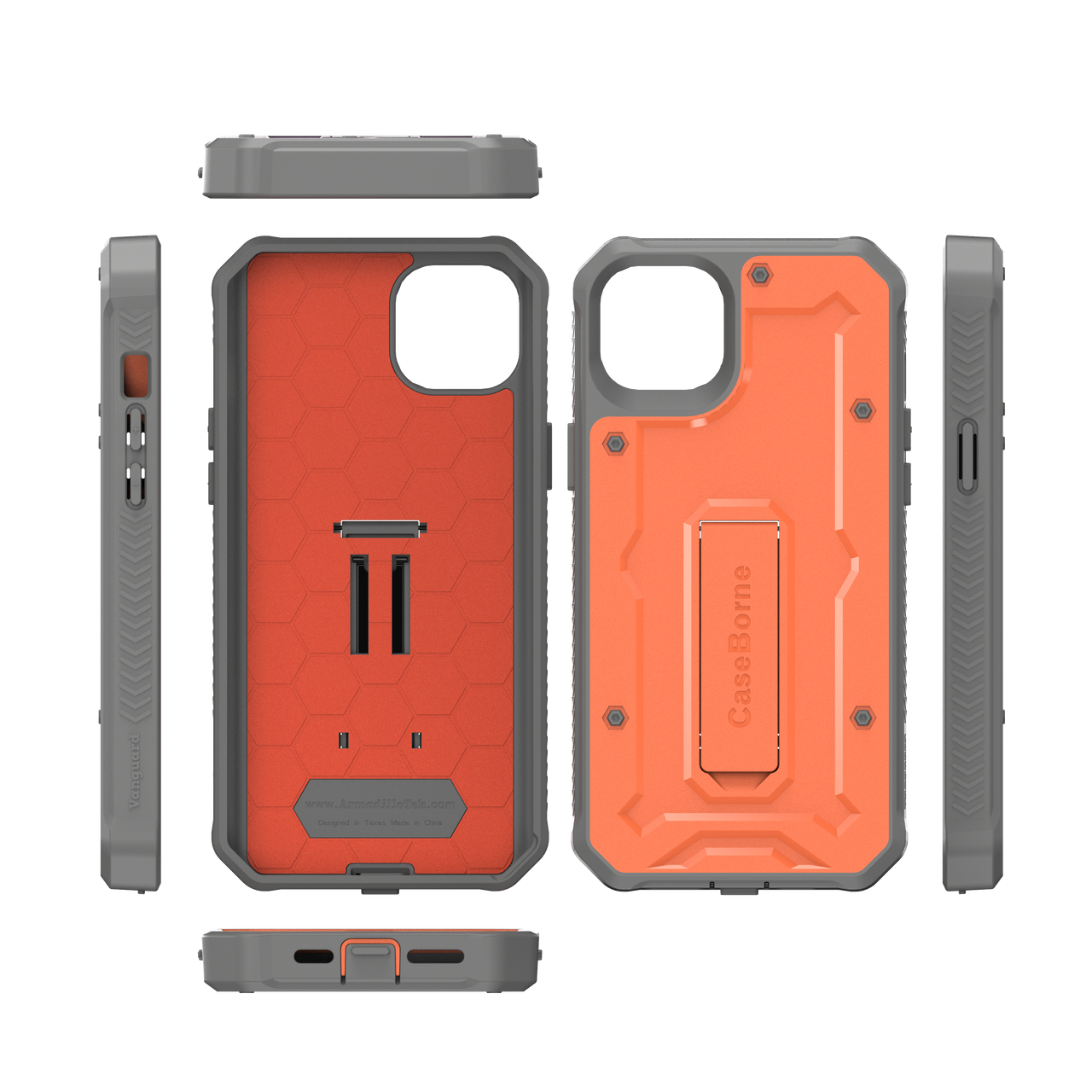 iPhone 14 Plus Rugged Case - Military Grade - 21 Feet Drop Proof - caseborne