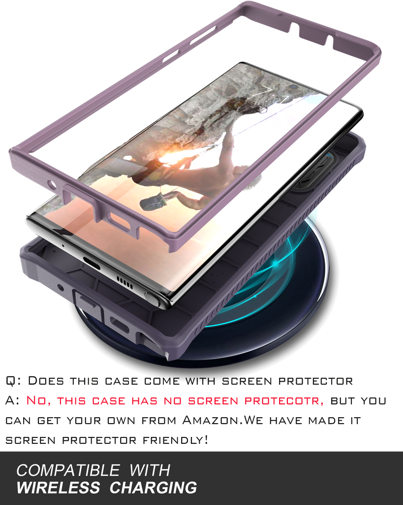 Vanguard Series Samsung Galaxy Note 10 Case - Purple - caseborne