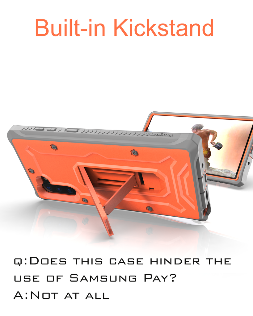Vanguard Series Samsung Galaxy Note 10 Case - Orange - caseborne