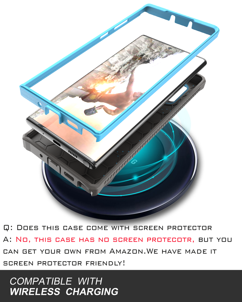 Vanguard Series Samsung Galaxy Note 10 Case - Blue - caseborne