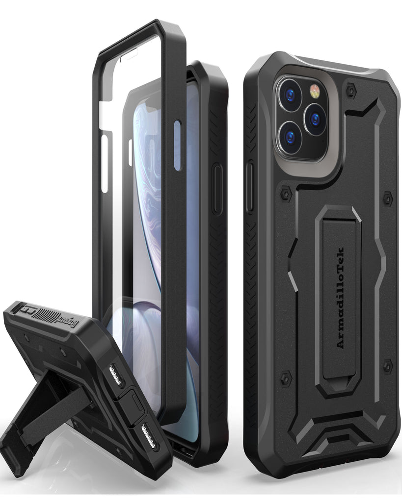 iPhone 11 Pro Max Rugged Case - Military Grade - 21 Feet Drop Proof  - Black - caseborne