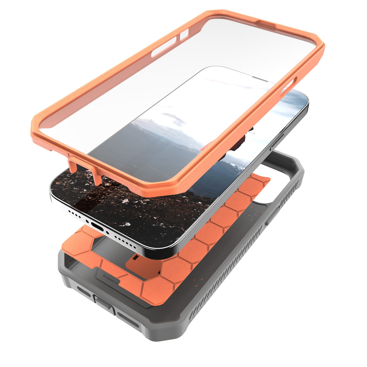 iPhone 14 Plus Rugged Case - Military Grade - 21 Feet Drop Proof - caseborne