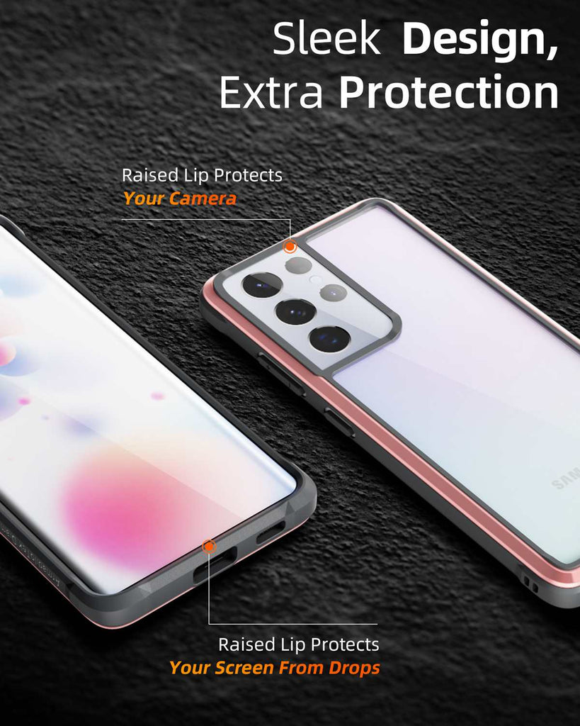 Galaxy S21 Ultra Case - Hybrid Clear - R Series - caseborne