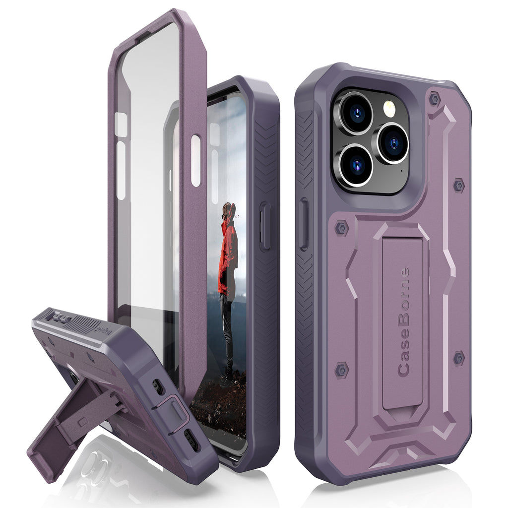 iPhone 14 Pro Rugged Case - Military Grade - 21 Feet Drop Proof - caseborne