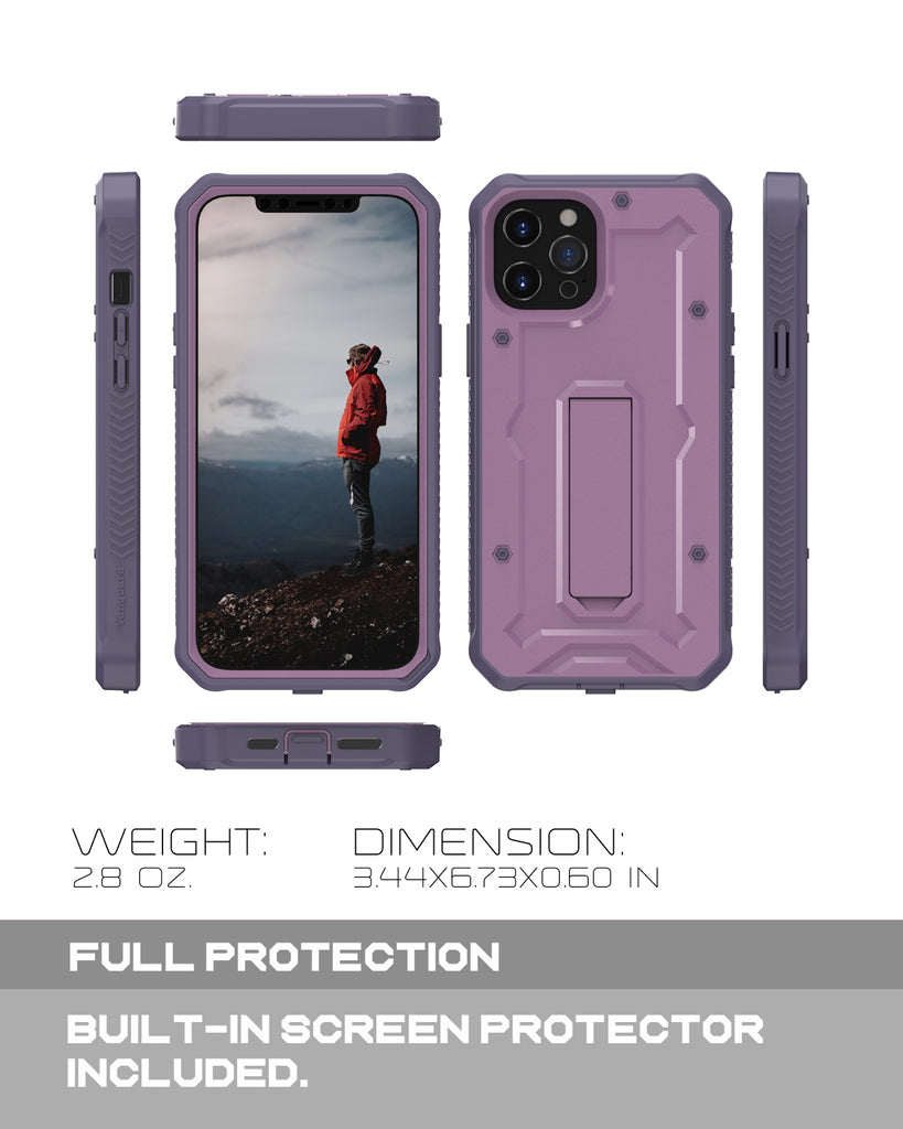 iPhone 12 Pro Max Rugged Case - Military Grade - 21 Feet Drop Proof - caseborne