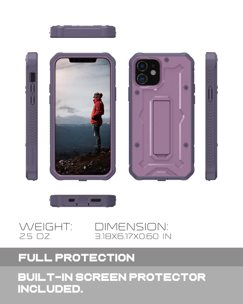 iPhone 12 / 12 Pro Rugged Case - Military Grade - 21 Feet Drop Proof - caseborne